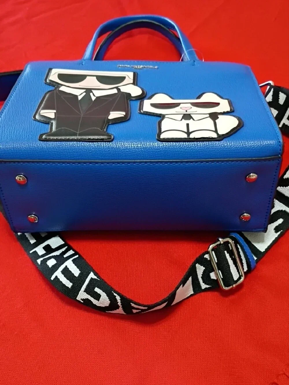 Karl Lagerfeld Black Logo-Accented Interior Tote - Picture 10 of 16